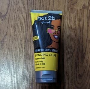 göt2b Glued Bonding Glue, For Protective styles, Gentle on Scalp, Wig Glue 6 oz